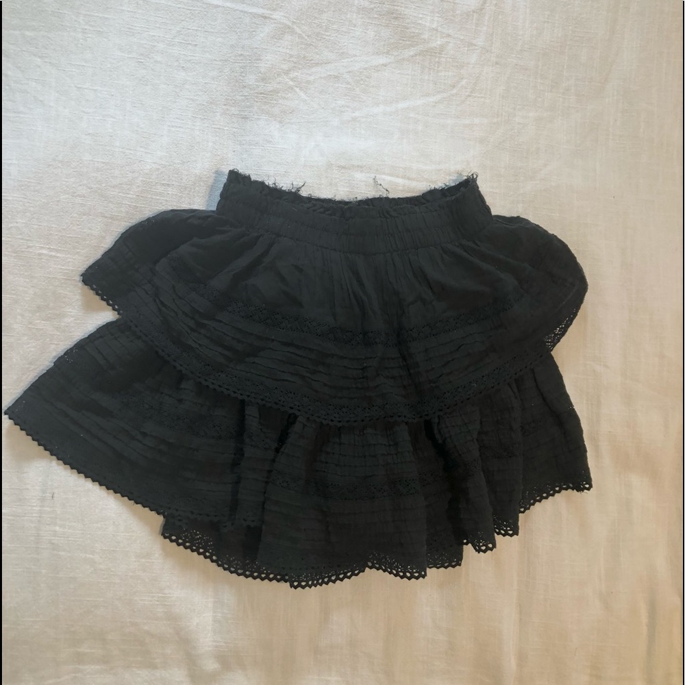 AERIE RUFFLED TIERED SKIRT